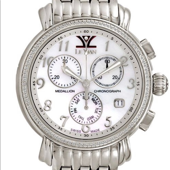 Le Vian Chronograph Watch- Stainless Steel